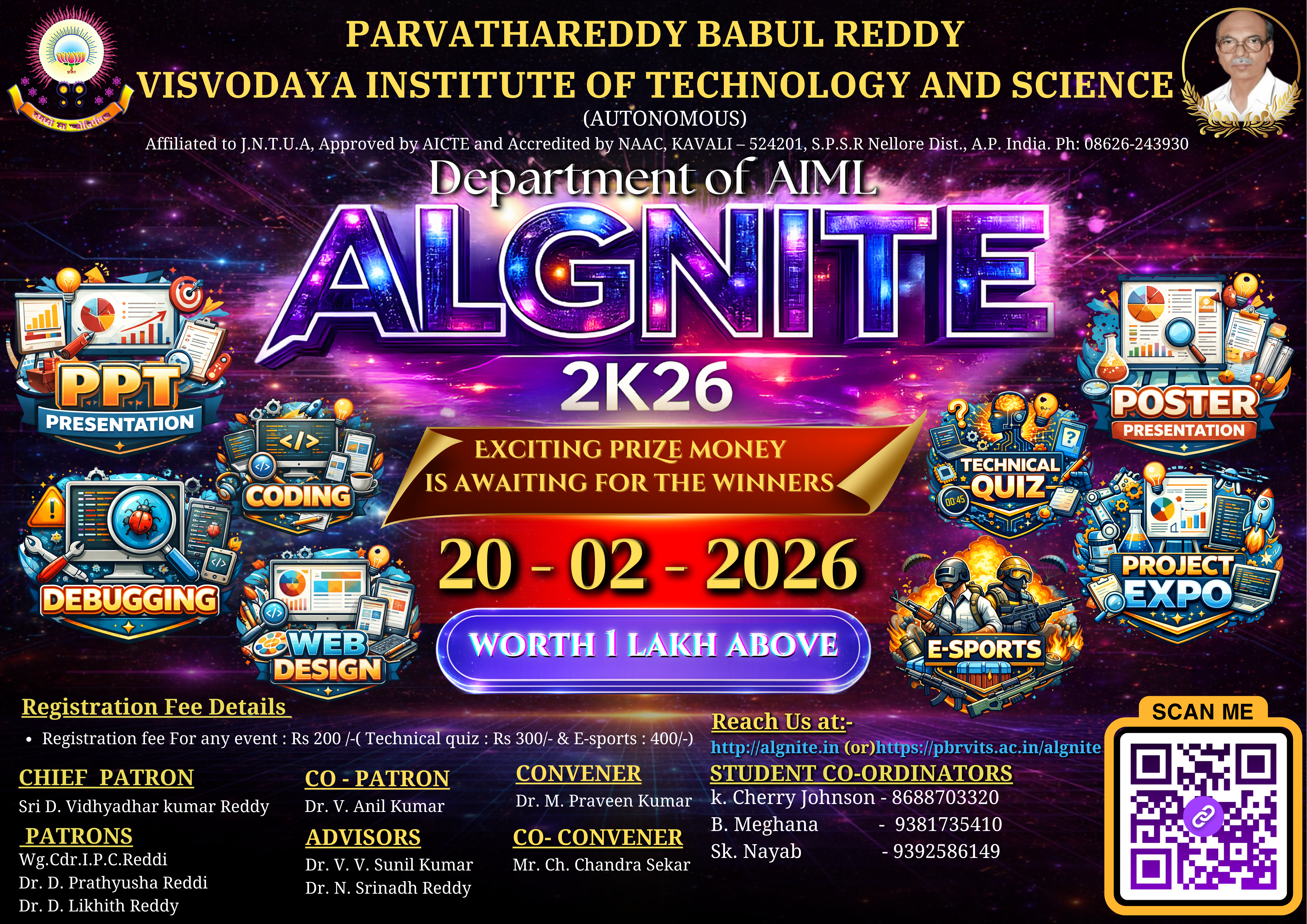 ALGNITE 2K26 Official Poster